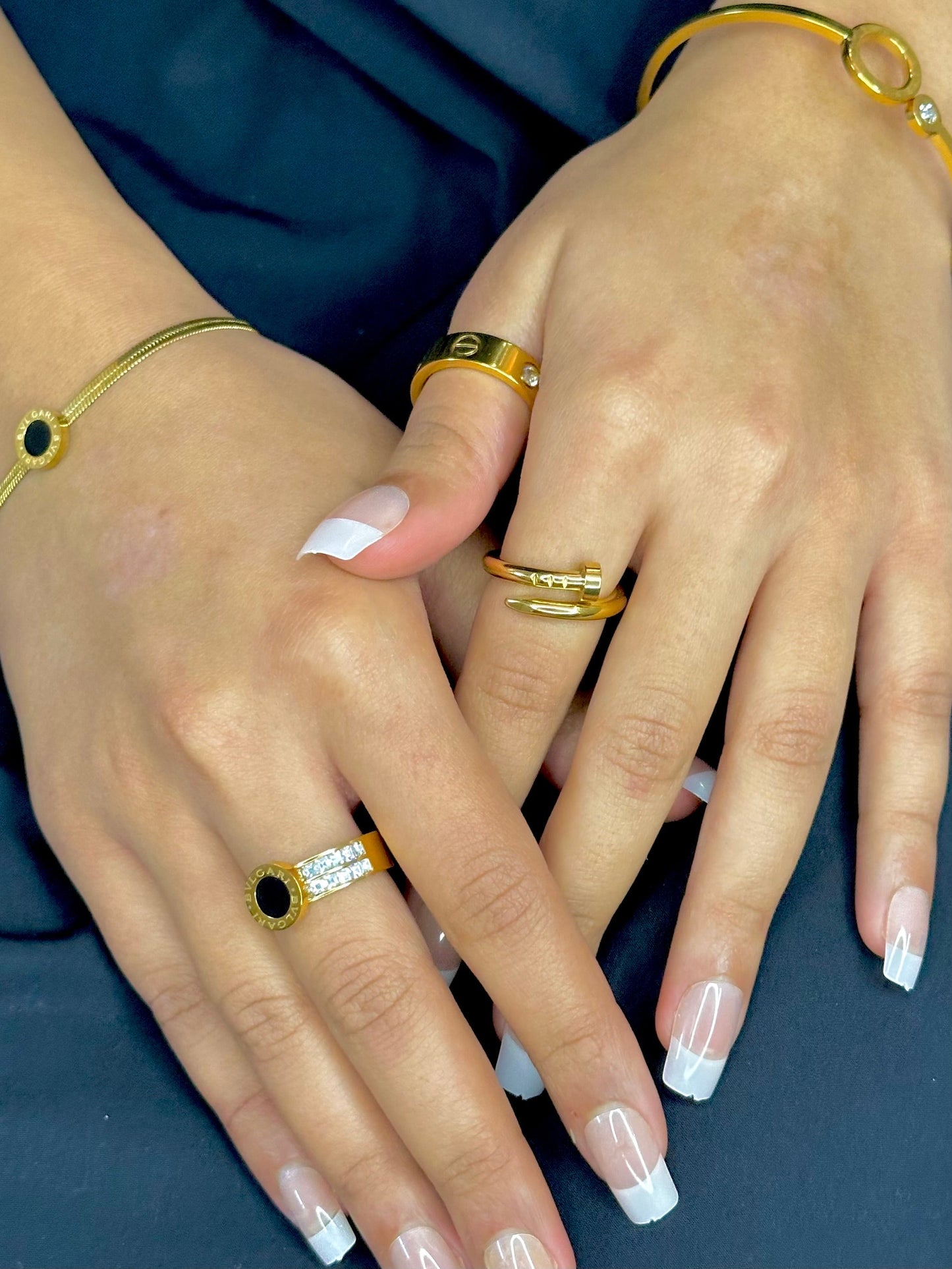 Exclusive Bvlgari Blackstone Ring l 18K