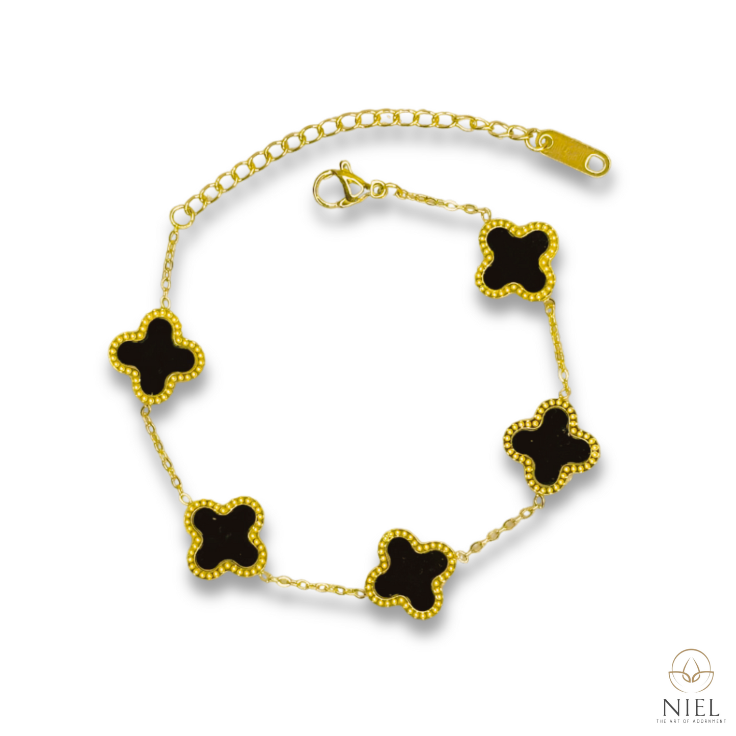 Black Clover 5 motifs bracelet
