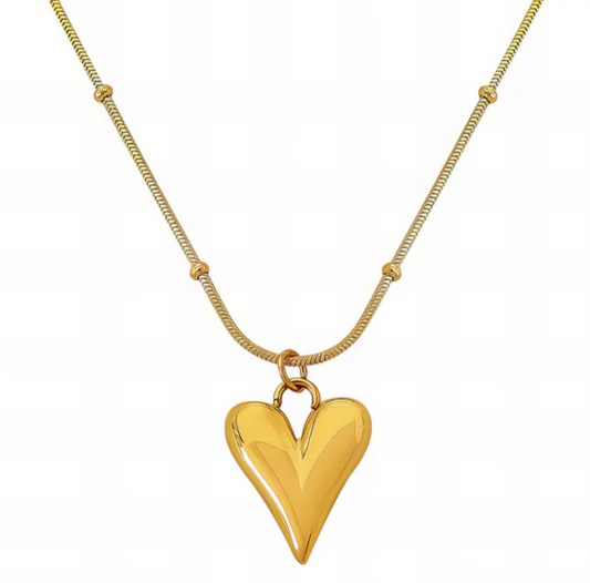 Heart neckpiece-18k