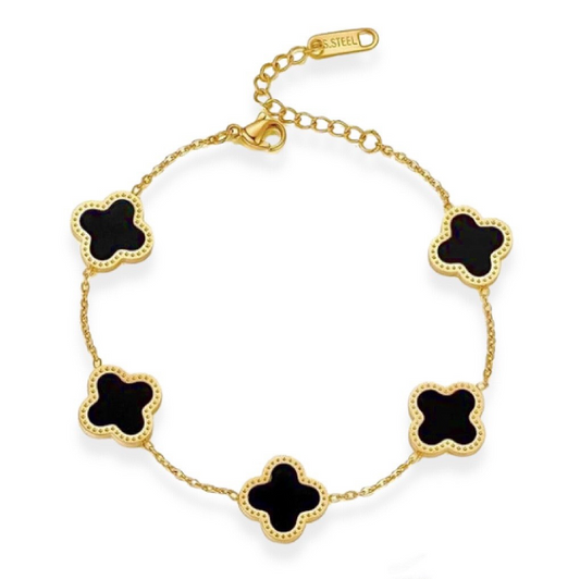 Black Clover 5 motifs bracelet